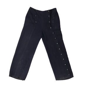 VTG Chanel Boutique High-Waisted Sailor Pants ‎ 1997 Cruise Collection/Size US 2